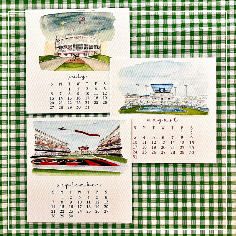 2025 Scenes of Cincinnati Calendar with Easel