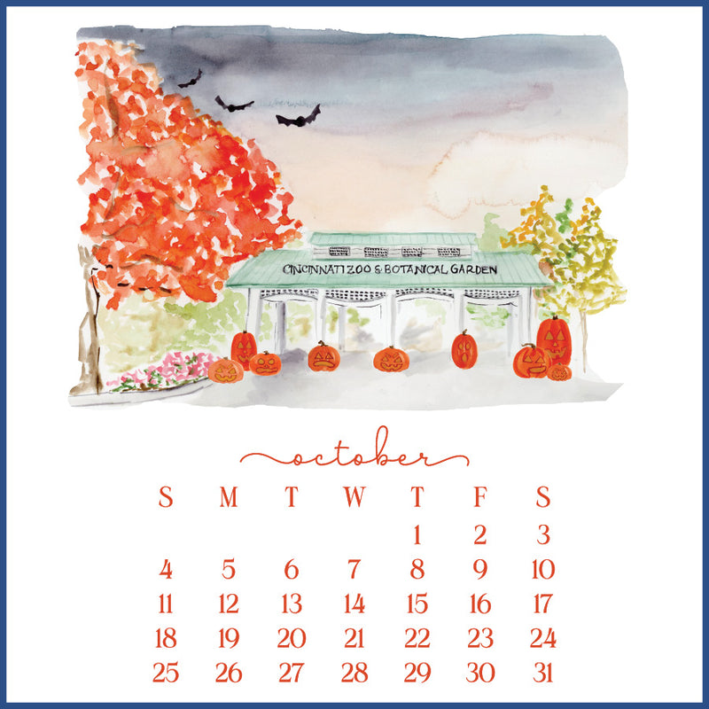 2026 Scenes of Cincinnati Calendar without Easel