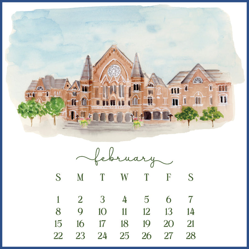 2026 Scenes of Cincinnati Calendar without Easel