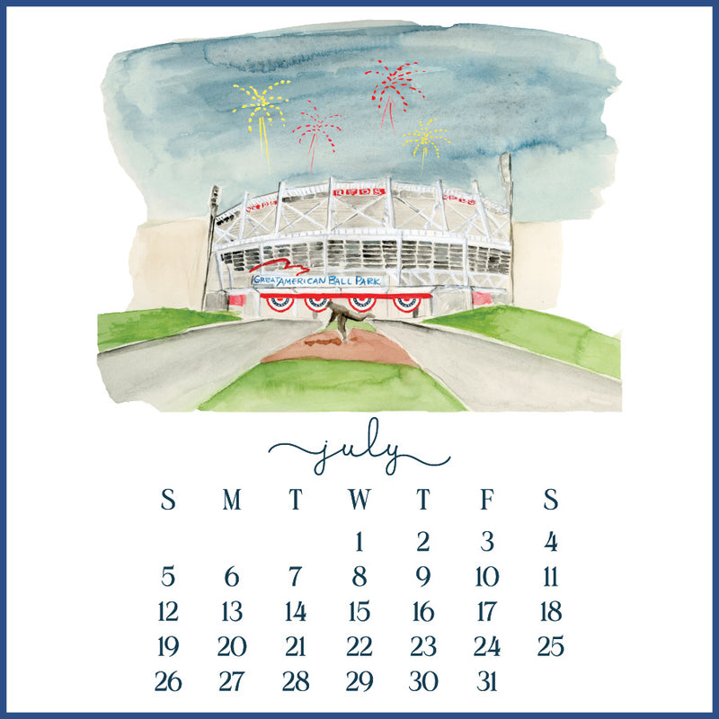 2026 Scenes of Cincinnati Calendar without Easel